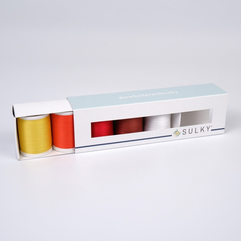 COTTON 30 - FIREPLACE (4X 450M KING SPOEL, 1X BOBBIN COT 600M KING SPOOL)