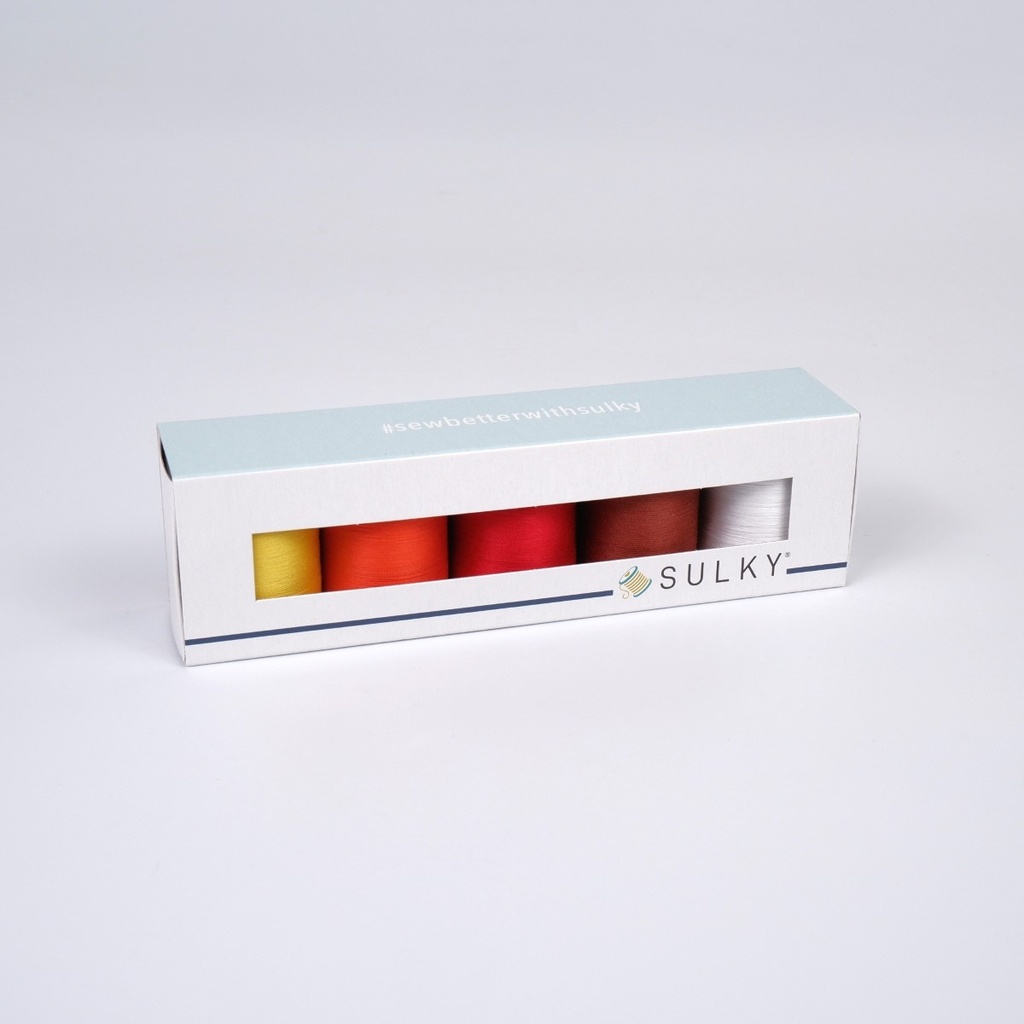COTTON 30 - FIREPLACE (4X 450M KING SPOEL, 1X BOBBIN COT 600M KING SPOOL)