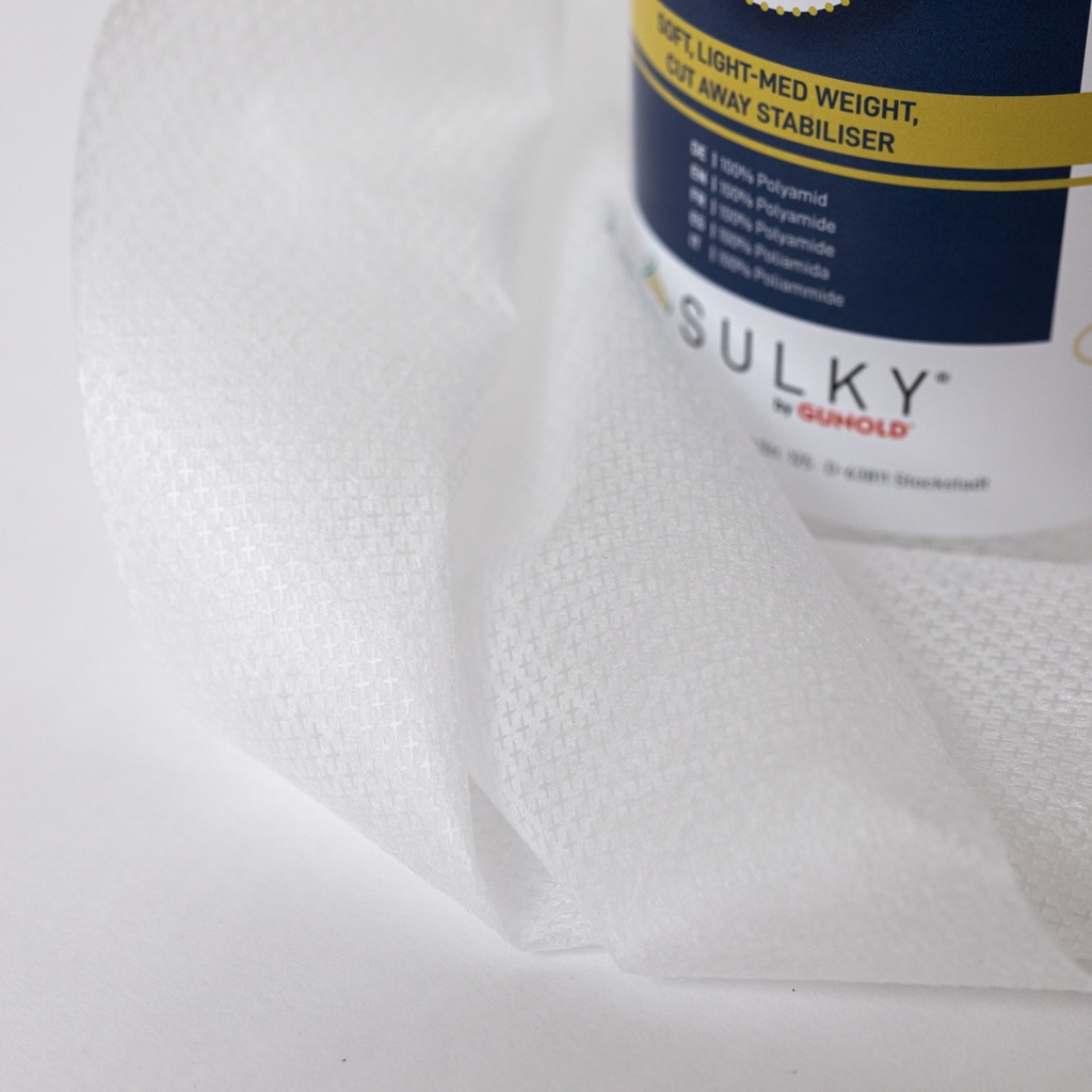 SULKY SOFT'N SHEER PLUS white, 25cm x 5m
