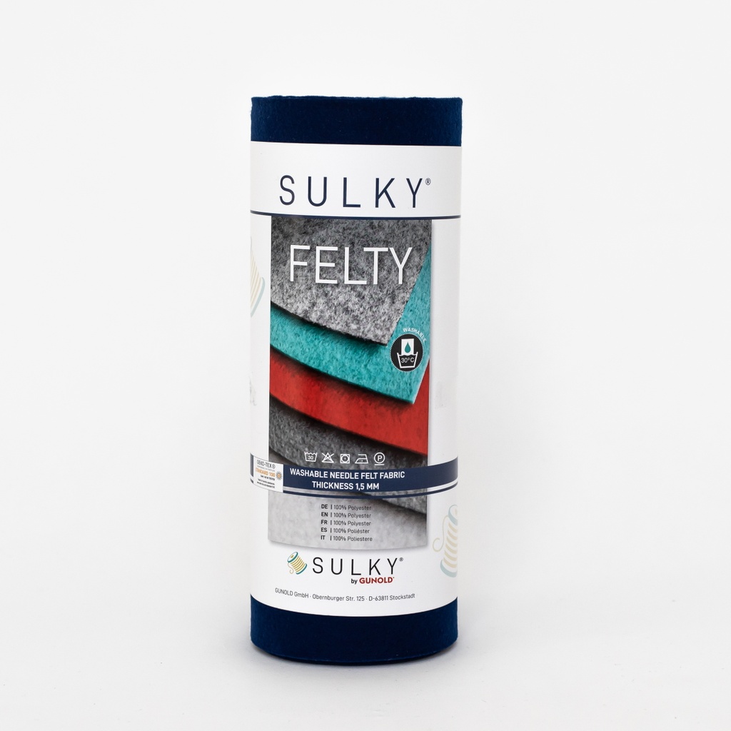 FELTY, WASHABLE, 25CM X 3M - COLOUR 456 NAVY BLUE