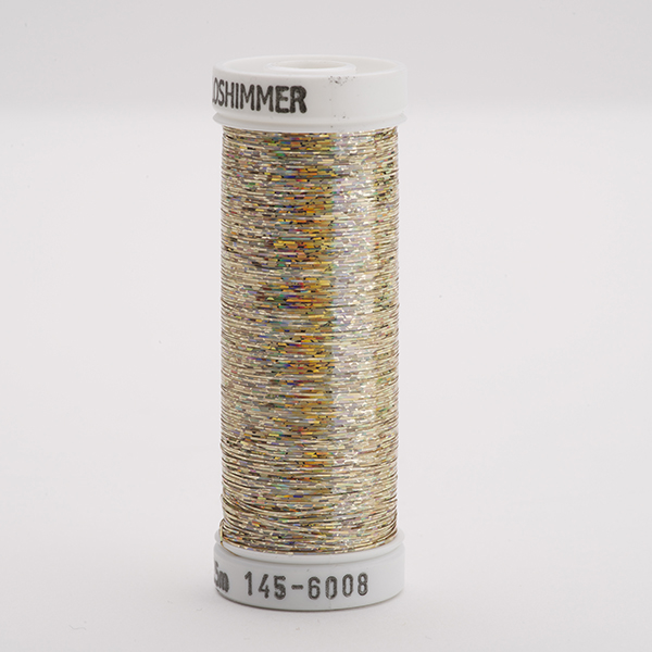 HOLOSHIMMER, 225M SNAP SPOOLS - COLOUR 6008 YELLOW GOLD