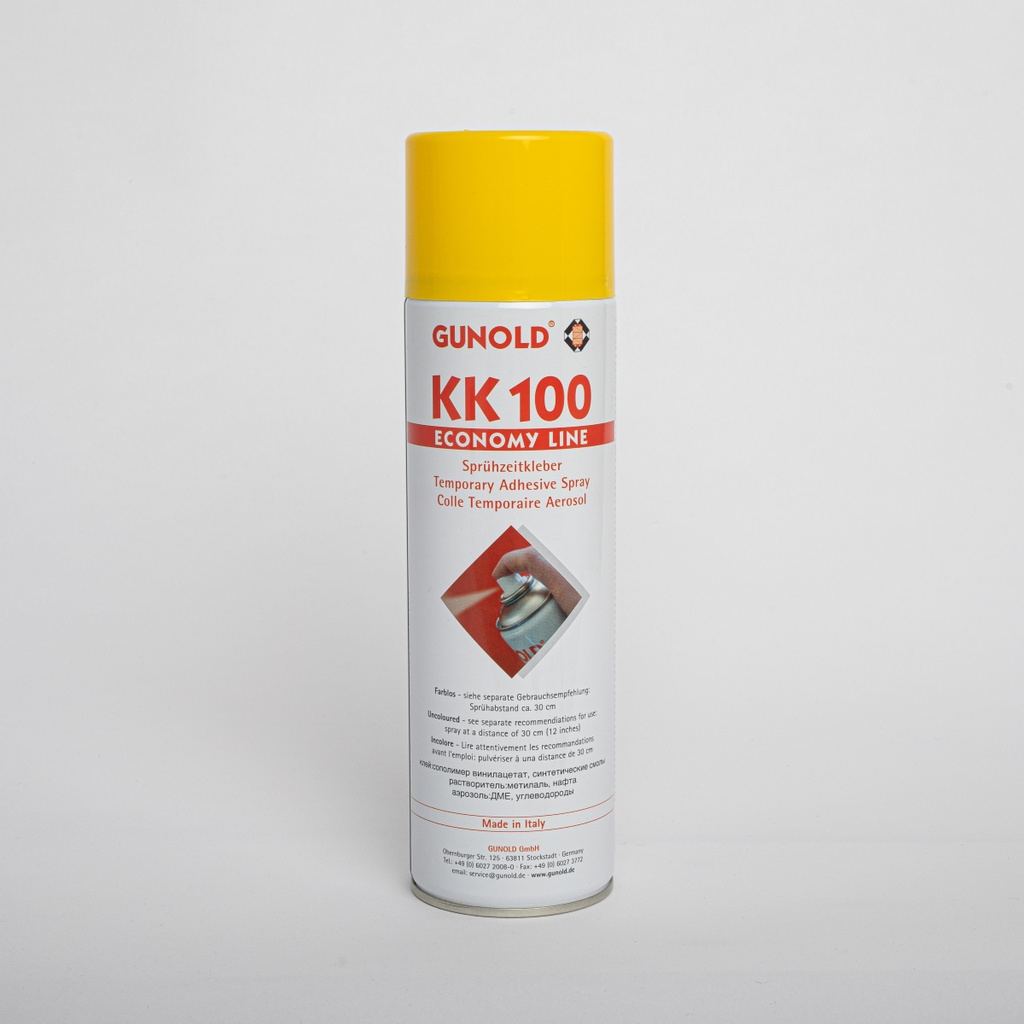 GUNOLD® KK100 ECONOMY – TEMPORARY ADHESIVE SPRAY (500ML)