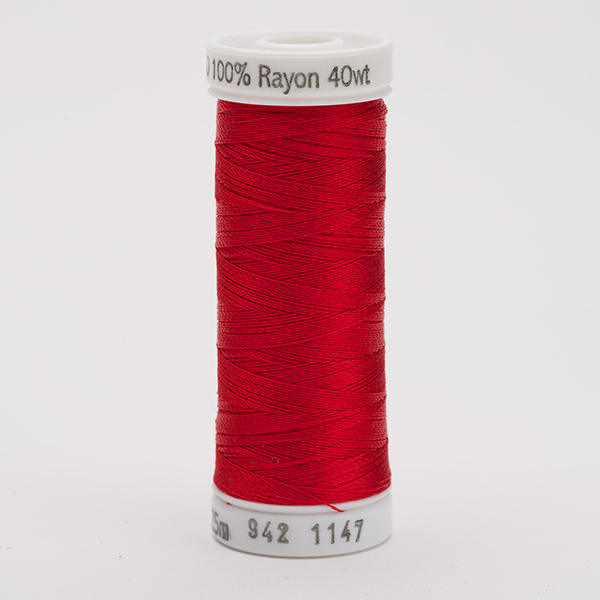 RAYON 40, COLOUR 1147 CHRISTMAS RED