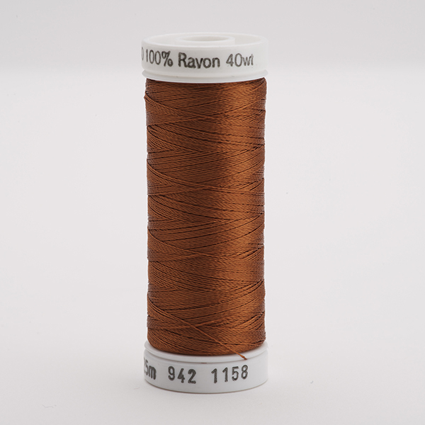 RAYON 40, KLEUR 1158 DK. MAPLE 