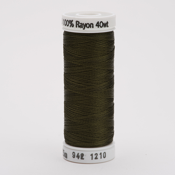 RAYON 40, COLOUR 1210 DK. ARMY GREEN 