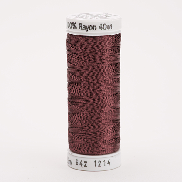 RAYON 40, COLOUR 1214 MED. CHESTNUT 