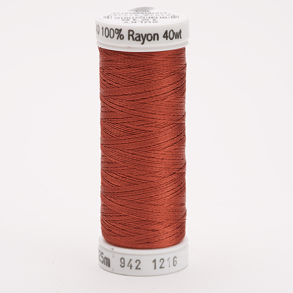 RAYON 40, COLOUR 1216 MED. MAPLE