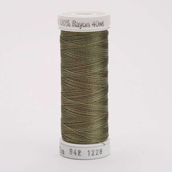 RAYON 40, COLOUR 1228 DRAB GREEN 