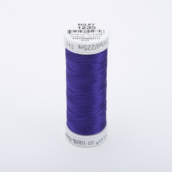 RAYON 40, KLEUR 1235 DEEP PURPLE
