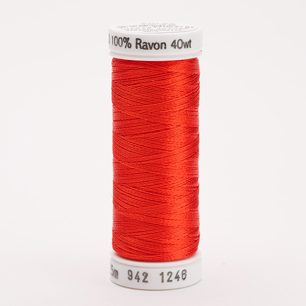 RAYON 40, COLOUR 1246 ORANGE FLAME