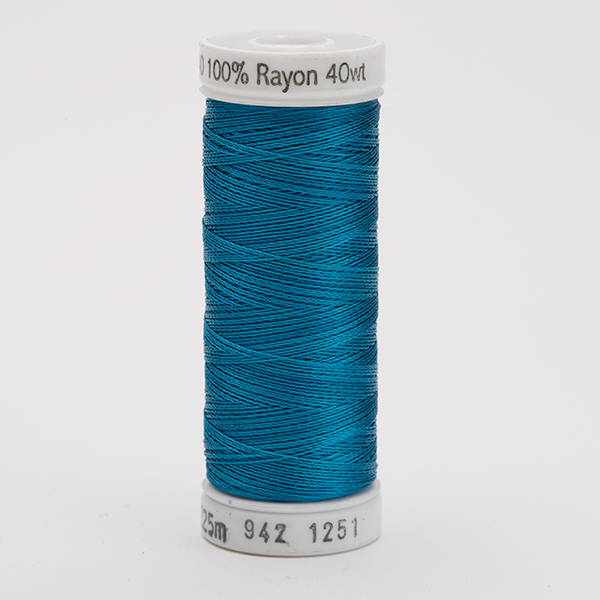RAYON 40, COLOUR 1251 BRIGHT TURQUOISE 