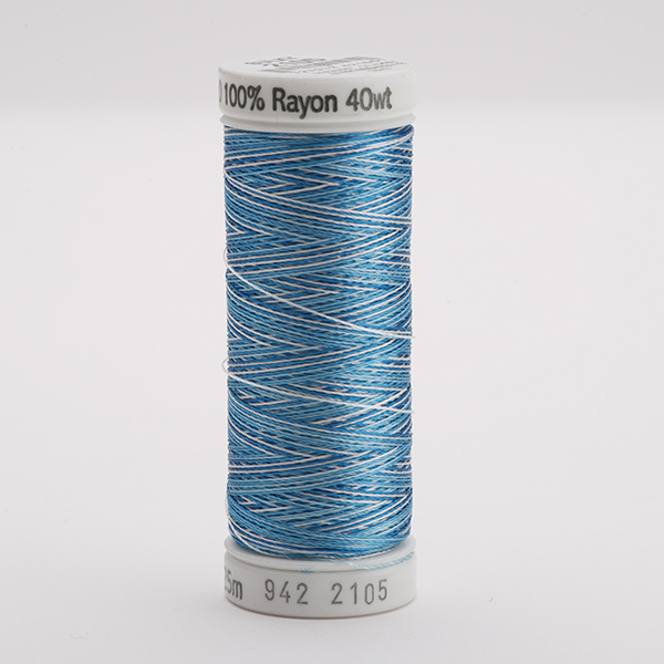 RAYON 40, OMBRE/MULTICOLOUR 2105 VARI TEAL BLUES