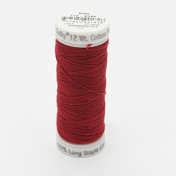  COTTON PETITES 12, COLOUR 0169 CABERNET RED