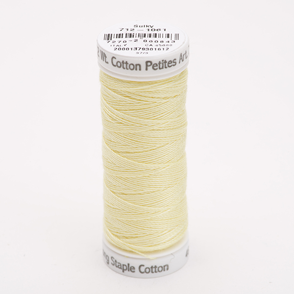  COTTON PETITES 12, COLOUR 1061 PALE YELLOW