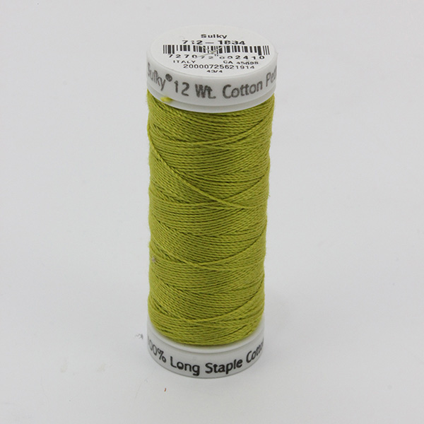  COTTON PETITES 12, COLOUR 1834 PEA SOUP