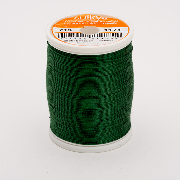 COTTON 30, KLEUR 1174 DK. PINE GREEN