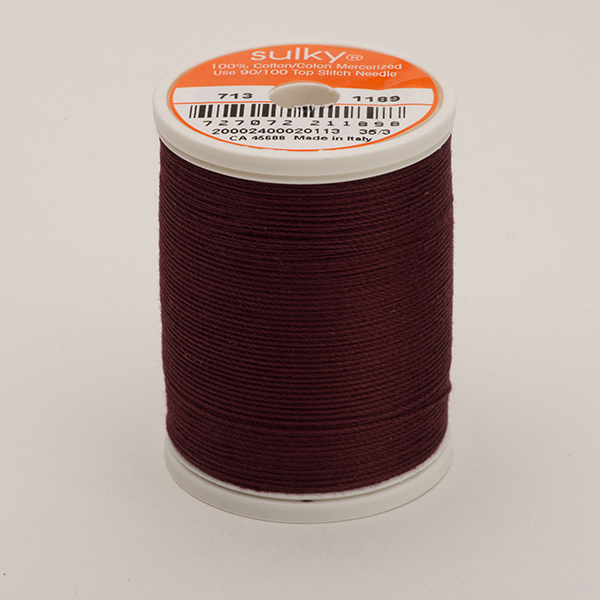  COTTON 30, COLOUR 1189 DK. CHESTNUT