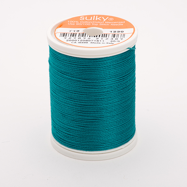  COTTON 30, COLOUR 1230 DK. TEAL