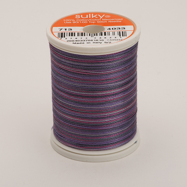 COTTON 30, KLEUR 4033 GRAPE WINE  MULTIKLEUR