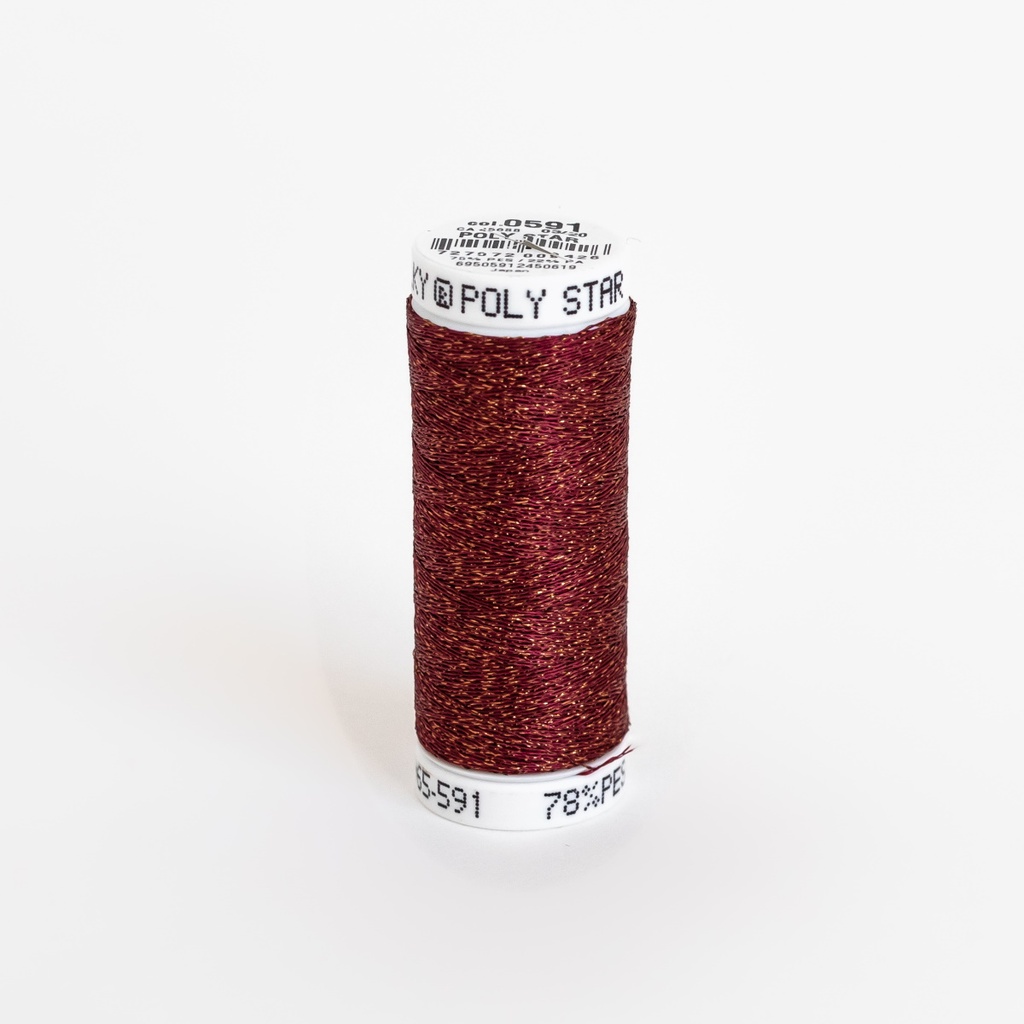 POLY SPARKLE 30, KLEUR 0591 CLARET WITH COPPER SPARKLE