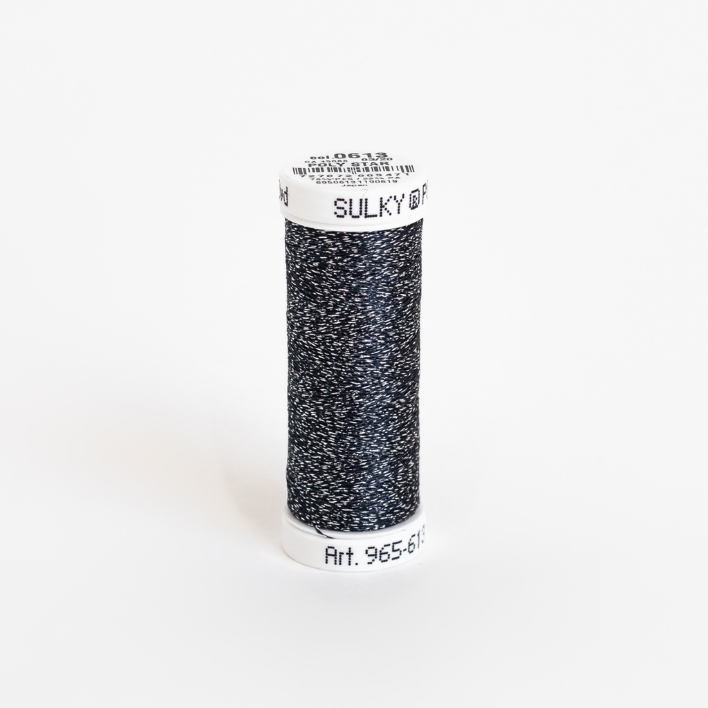POLY SPARKLE 30, KLEUR 0613 COOL BLACK WITH SILVER SPARKLE