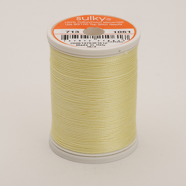 COTTON 12, KLEUR 1061 PALE YELLOW