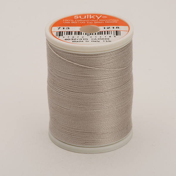 COTTON 12, KLEUR 1218 SILVER GRAY