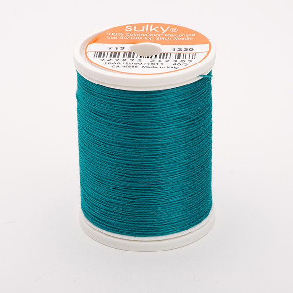 COTTON 12, KLEUR 1230 DK. TEAL