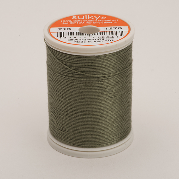 COTTON 12, KLEUR 1270 DK. GRAY KHAKI