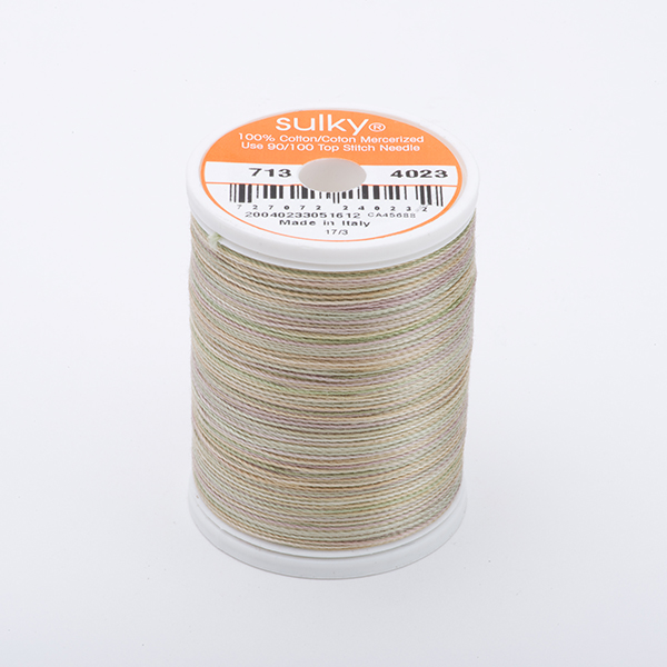 COTTON 12, KLEUR 4023 NATURAL TAUPE  MULTICOLOUR