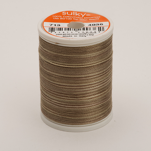  COTTON 12, MULTICOLOUR 4036 EARTH TAUPES  