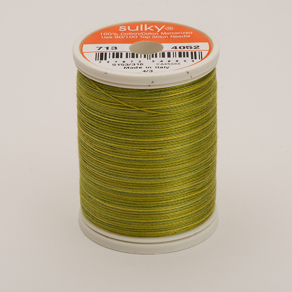 COTTON 12, KLEUR 4052 LIME BATIK MULTICOLOUR