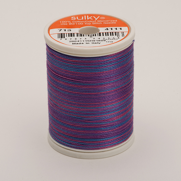 COTTON 12, KLEUR 4111 DEEP JEWELS MULTICOLOUR