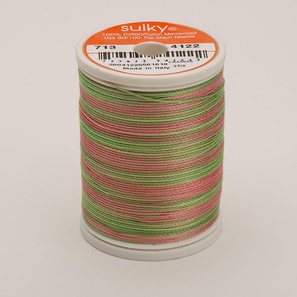 COTTON 12, KLEUR 4122 ROSEBUD SWEET  MULTICOLOUR