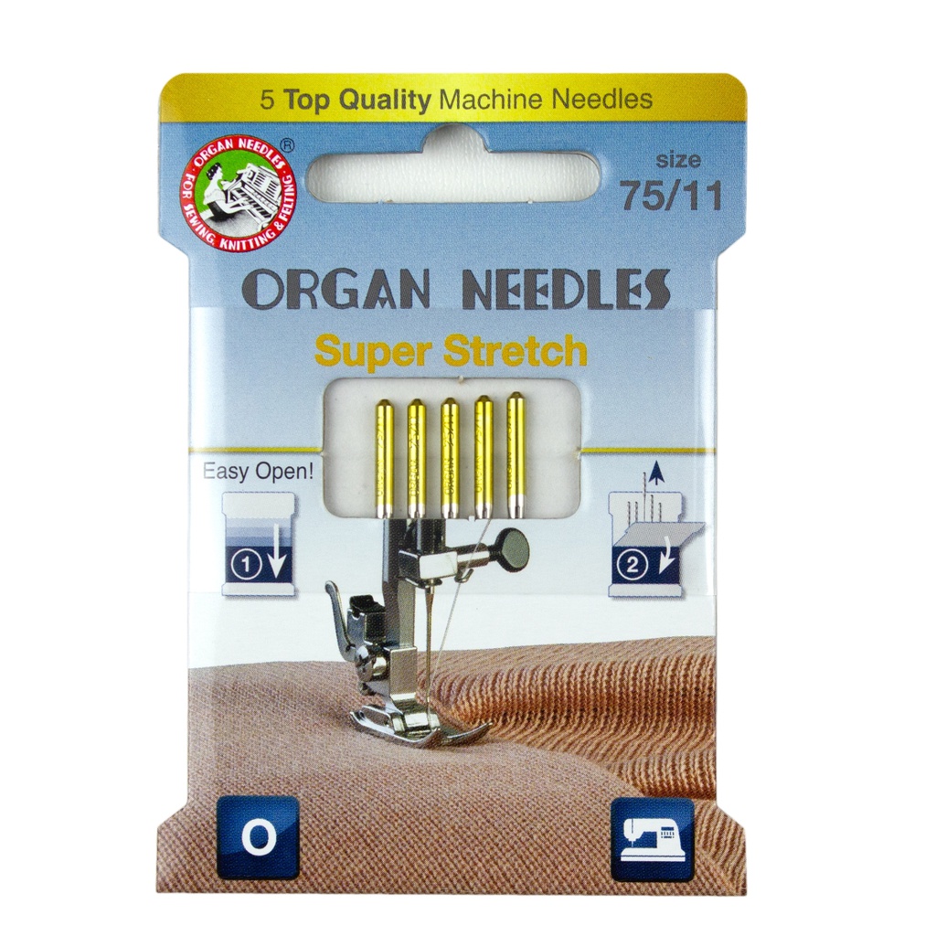 ORGAN® NEEDLES SUPER STRETCH SIZE 75