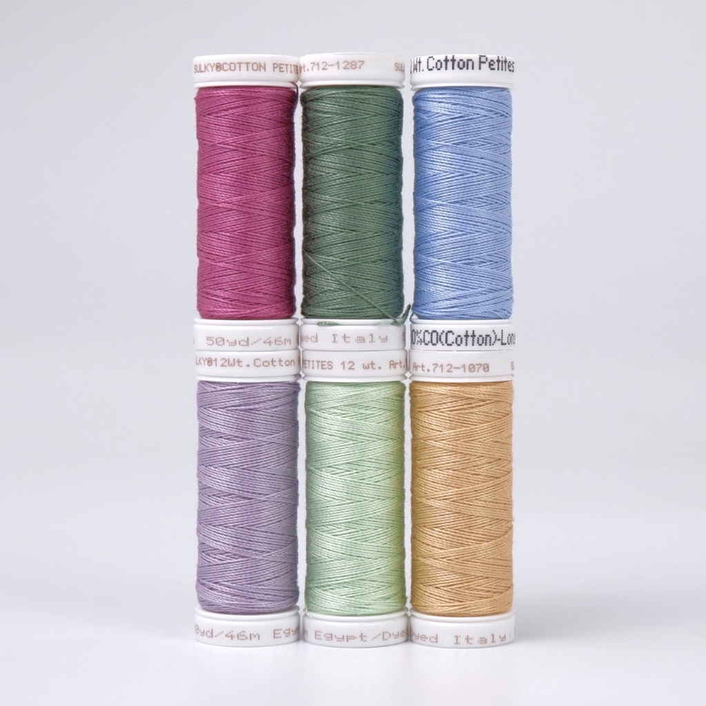 COTTON PETITES 12 - ROSEWOOD (6X 46M SNAP SPOOLS)