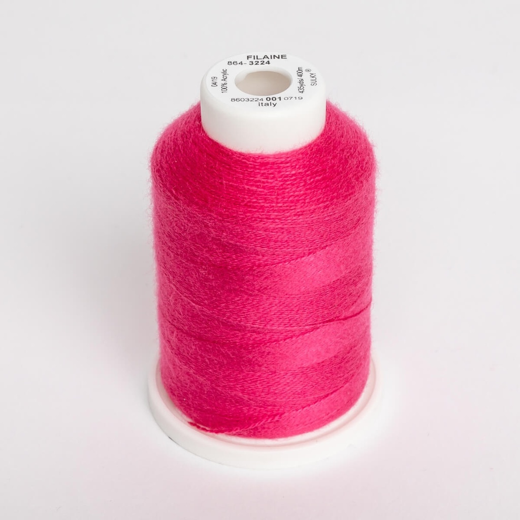 FILAINE 12, 400M MAXI SPOOLS - COLOUR 3224 DEEP ROSE
