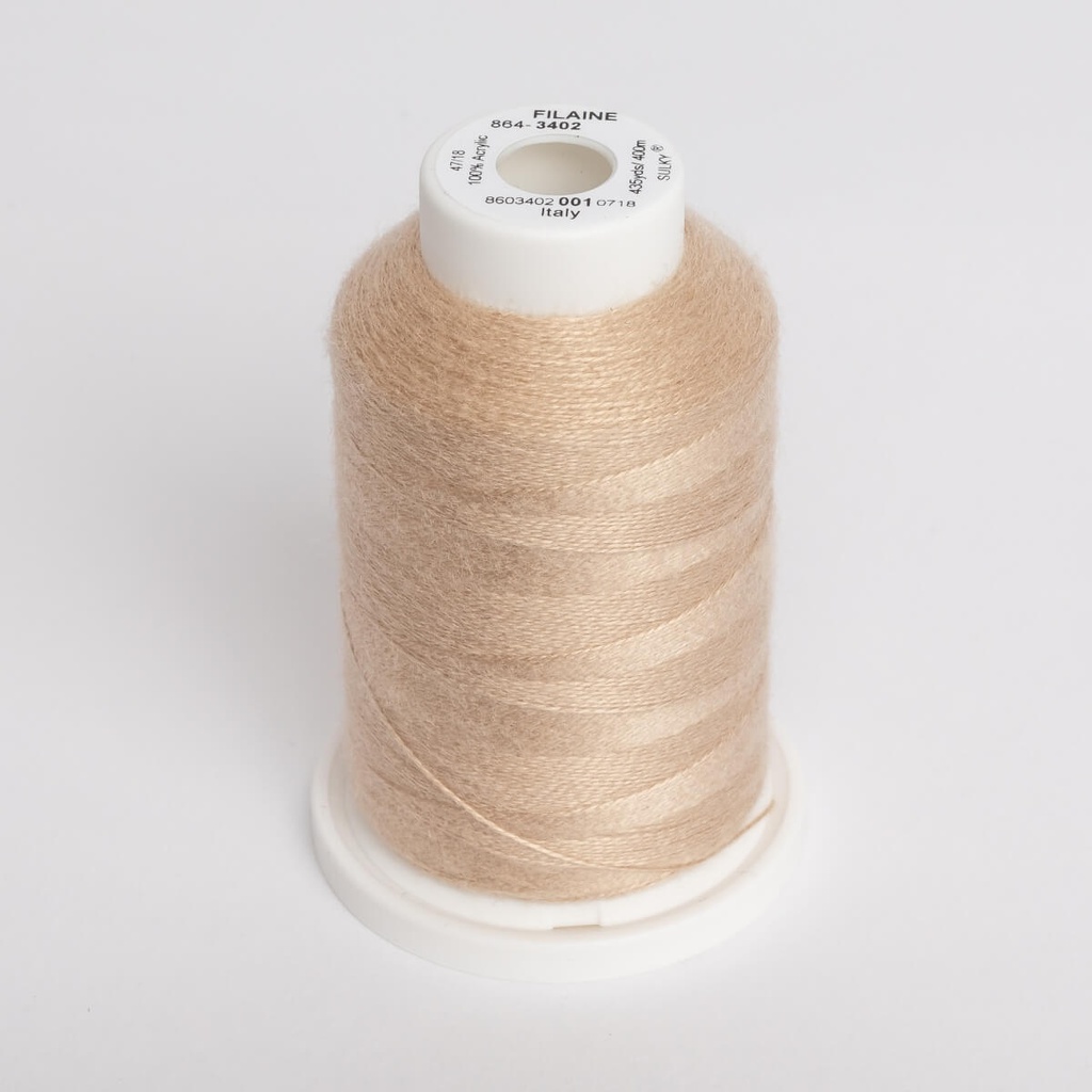 FILAINE 12, 400M MAXI SPOOLS - COLOUR 3402 LT. BEIGE