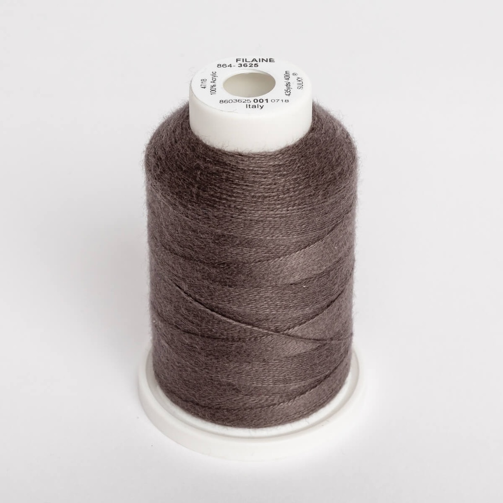 FILAINE 12, 400M MAXI SPOOLS - COLOUR 3625 CHARCOAL GREY