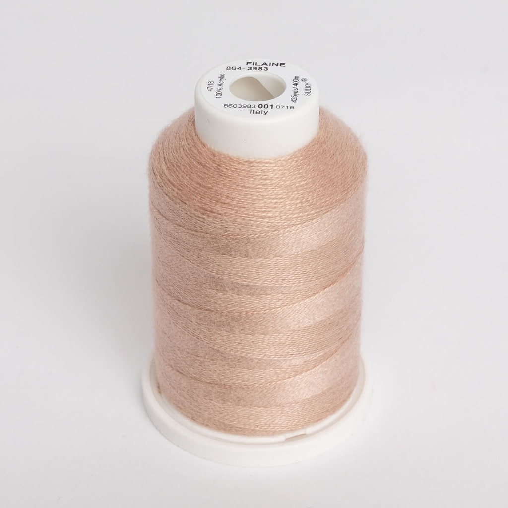 FILAINE 12, 400M MAXI SPOEL - KLEUR 3983 MED. DARK ECRU