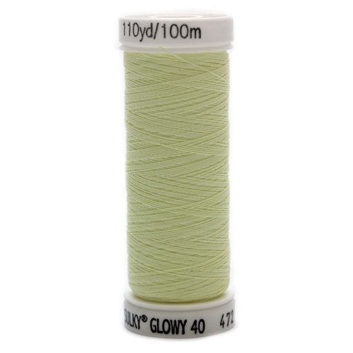[472201] GLOWY, 100M SNAP SPOEL - KLEUR 201 YELLOW