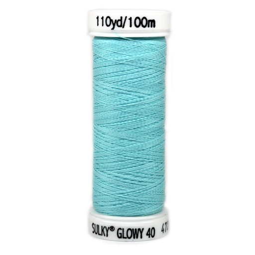 [472204] GLOWY, 100M SNAP SPOEL - KLEUR 204 BLUE