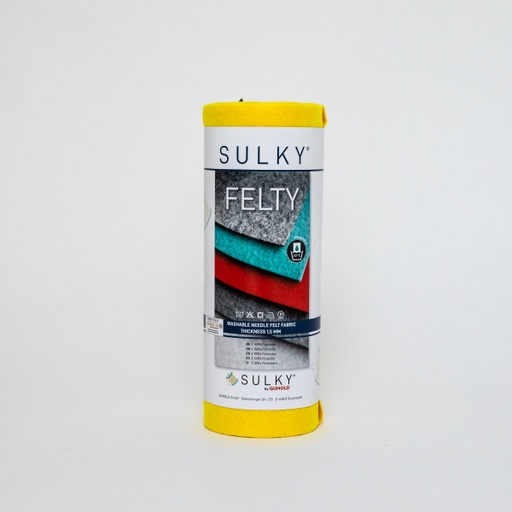 [3000204] FELTY, WASHABLE, 25CM X 3M - COLOUR 425 NEON YELLOW