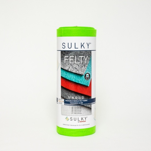 [3000210] FELTY, WASHABLE, 25CM X 3M - COLOUR 445 NEON GREEN