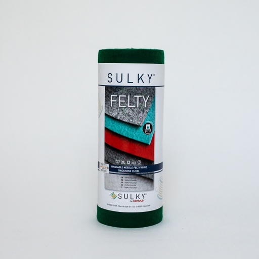[3000213] FELTY, WASHABLE, 25CM X 3M - COLOUR 448 DARK GREEN