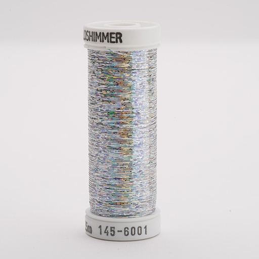 [14506001] HOLOSHIMMER, 225M SNAP SPOOLS - COLOUR 6001 SILVER