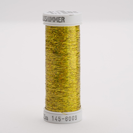 [14506003] HOLOSHIMMER, 225M SNAP SPOOLS - COLOUR 6003 LT. GOLD