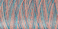 RAYON 40, OMBRE/MULTICOLOUR 2206 TURQUOISE/CORAL/PURPLE