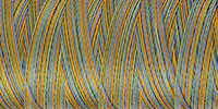 RAYON 40, OMBRE/MULTICOLOUR 2246 MED.BLUE/GREEN/TAN