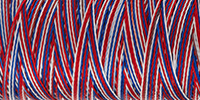 RAYON 40, OMBRE/MULTICOLOUR 2504 RED/WHITE/BLUE